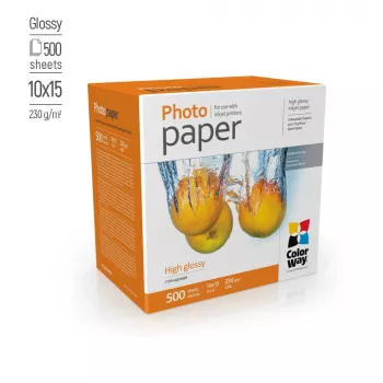 Papier fotograficzny ColorWay PG2305004R 230 g/m² 10x15 cm 500 arkuszy