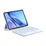 Klawiatura Inateck KB04122 QWERTZ Bluetooth z touchpadem, wbudowaną baterią 500 mAh, niebieska