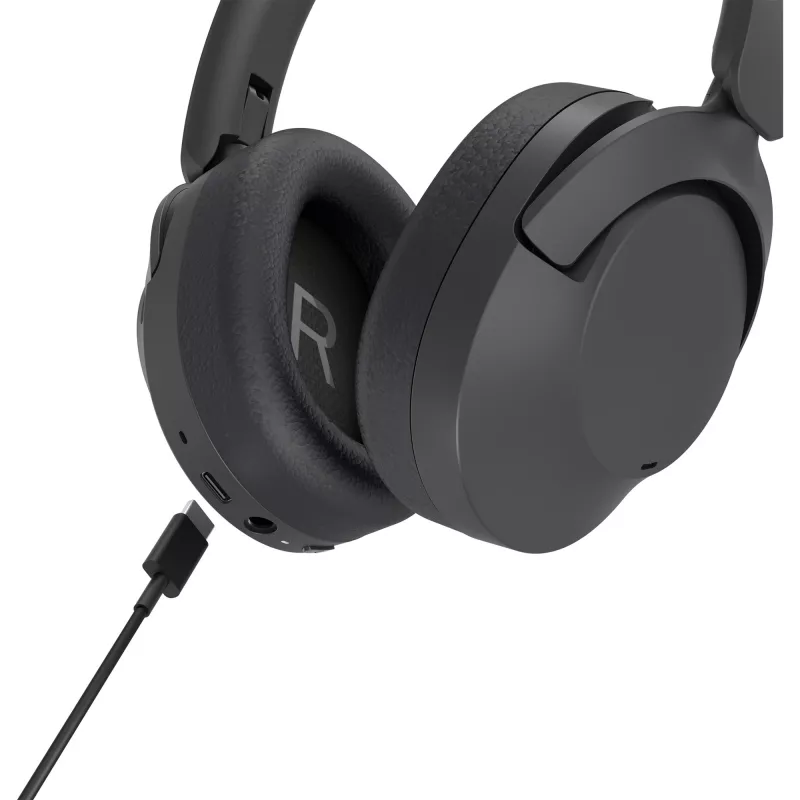 Słuchawki Creative Labs Zen Hybrid 2 przewodowe i bezprzewodowe, opaska na głowę, rozmowy/muzyka, USB Type-C, Bluetooth, czarne
