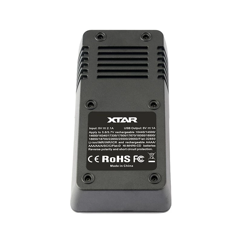 XTAR VC2 Domowa ładowarka akumulatorów USB