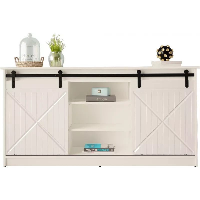 komoda 160x80x35 GRANERO biały/biały połysk