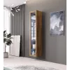Gablota Cama Meble VIGO 180 — wisząca, szklana gablota ścienna, 1800×400×300 mm, dąb wotan