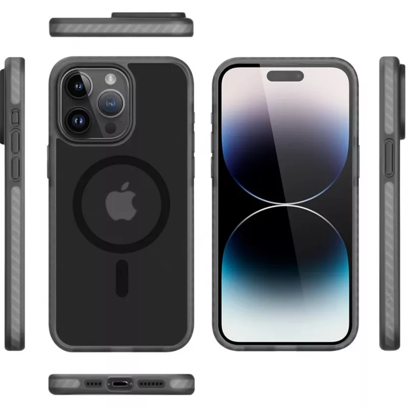 StyleShell Invisio, etui na telefon czarne, iPhone 16 Pro Max