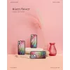 Etui na smartfona iKins do Samsung Galaxy S21+ — wzór kwiatu wodnego, czarne
