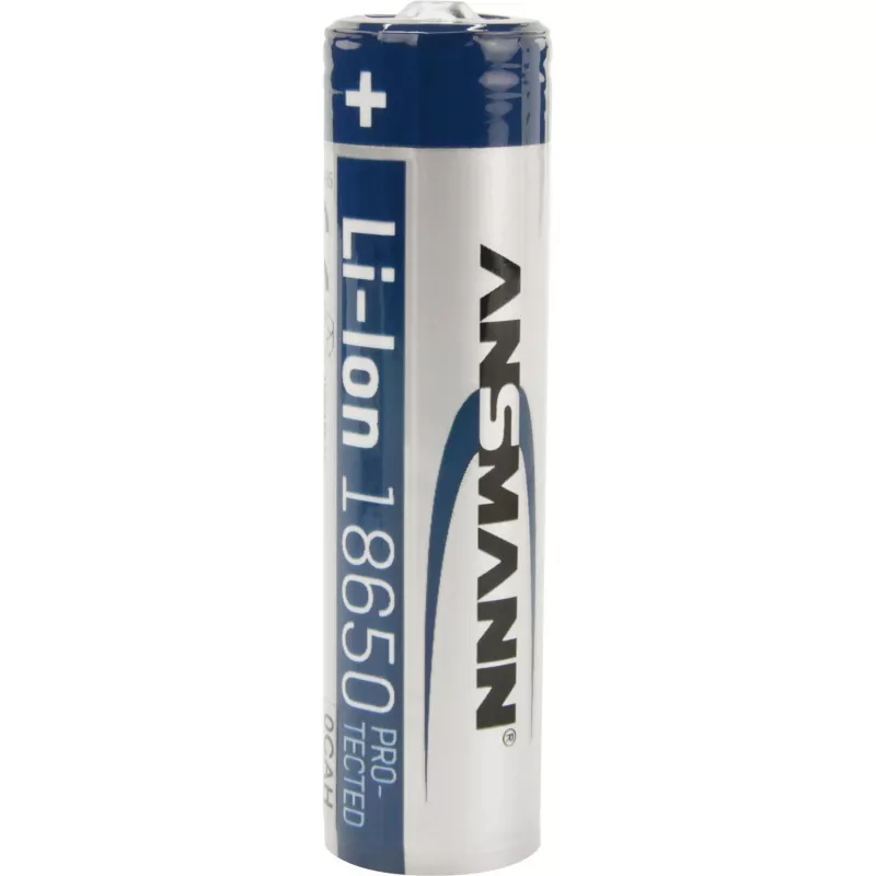 ANSMANN - Bateria 18650 - Li-Ion - 2600 mAh - 9,36 Wh - Srebrny (1307-0000)