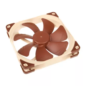 Wentylator Noctua NF-A14 FLX 140 mm do obudowy, grubość 25 mm, 900–1200 RPM, przepływ powietrza 115,5 m³/h, 13,8–19,2 dB