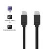 Kabel USB 3.1 Type-C męski - Type-C męski to produkt Qoltec z naszej oferty kabli USB. Cechy: czarne wykończenie, waga 0,0865, typ: kabel.