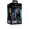 Sharkoon Skiller SGM2 Mysz gamingowa przewodowa ergonomiczna optyczna 6 przycisków Czarna