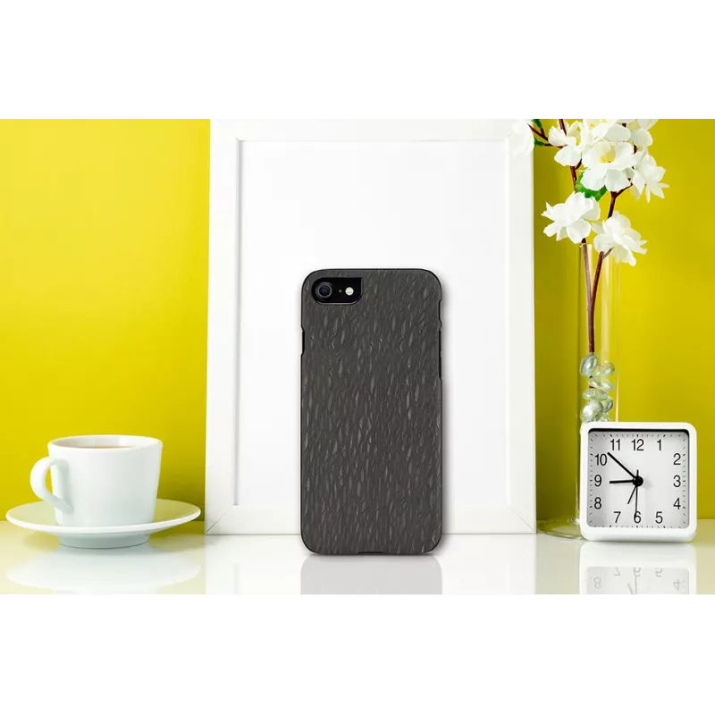 Etui na telefon man and wood do iPhone 7/8 — czarny Carvalho