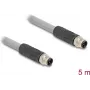 Kabel Delock M12, kodowanie L, wtyk 5-pinowy, PUR, do prowadzenia w łańcuchu kablowym, 5 m (80536)