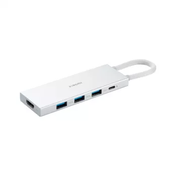 Hub USB Xiaomi XMDS05YM 5-w-1 Type-C USB 3.2 Gen 1 Biały