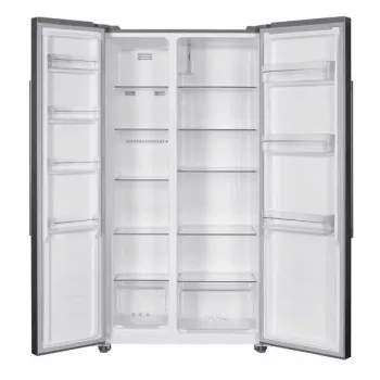 Lodówka Side-by-Side MPM MPM-427-SBS-05/NL — 472 L, No Frost, Inwerter, wyświetlacz LED, biała, 900×1770×590 mm