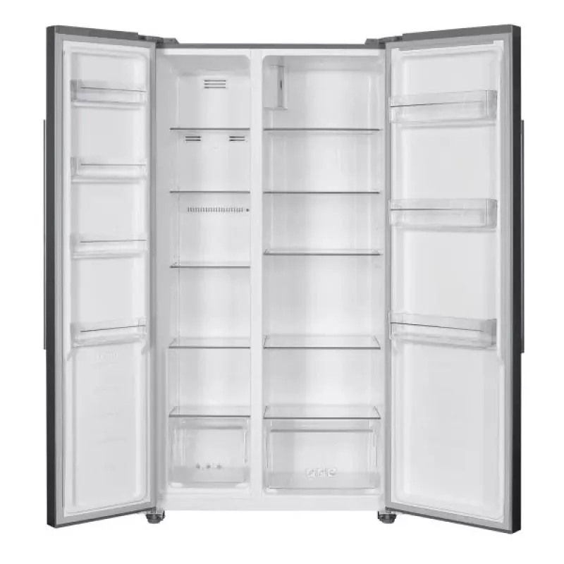 Lodówka Side-by-Side MPM MPM-427-SBS-05/NL — 472 L, No Frost, Inwerter, wyświetlacz LED, biała, 900×1770×590 mm