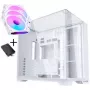 Lian Li O11 Vision Compact - biały + 3x UNI FAN SL-INF 120 ARGB Reverse Blade PWM Fan - 120mm (w zestawie kontroler)