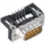 Złącze przewodowe Harting 09 65 362 6812 czarno-srebrne