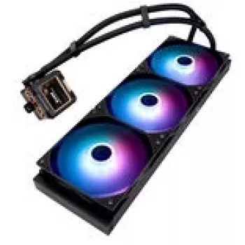 Chłodzenie CPU Thermalright Frozen Warframe 420 Czarny ARGB — wentylatory ARGB 140 mm, chłodnica 420 mm