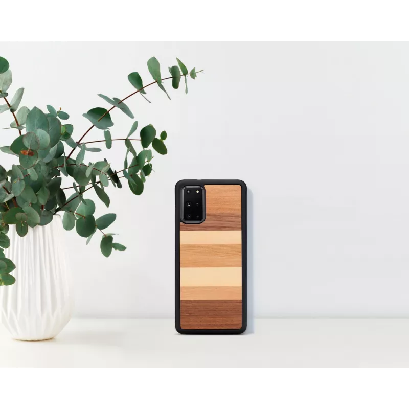 Ochronne etui na telefon od man and wood do Samsunga Galaxy S20+ — czarne