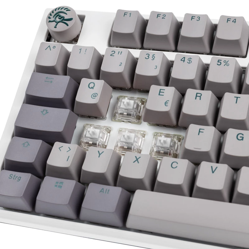 Klawiatura Ducky One 3 TKL Mist szary do gier, USB, niemiecka