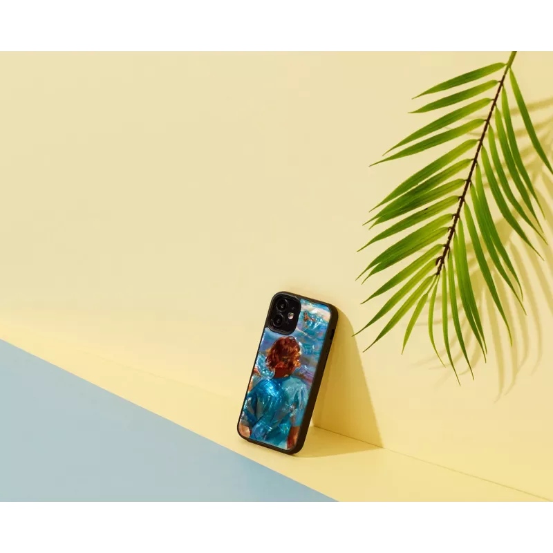 Etui ochronne iKins do Apple iPhone 12 mini z dziecięcym wzorem plaży