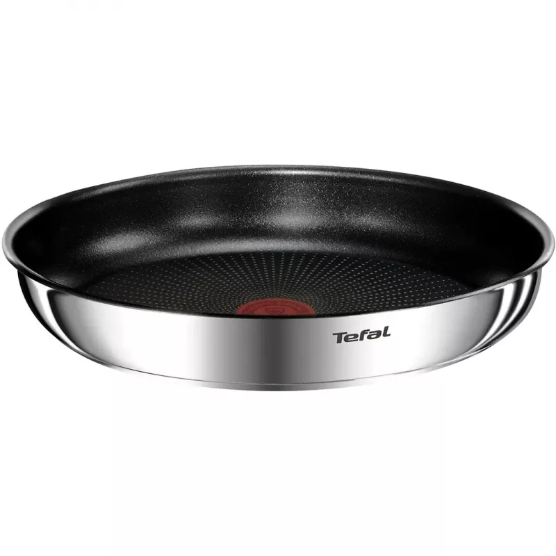 Zestaw garnków Tefal Ingenio Emotion L897SB74 — 11-częściowy, sztaplowalny, stal nierdzewna z powłoką nieprzywierającą, do piekarnika, Thermo-Spot