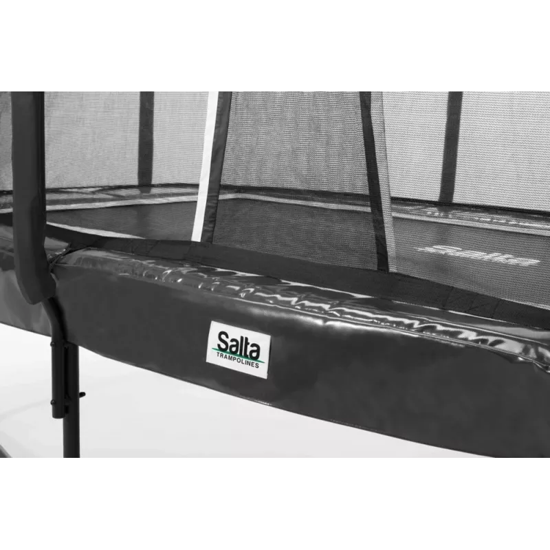 Trampolina Salta First Class prostokątna 214 x 366 cm, sprzęt fitness, czarna