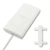 Antena dookólna QOLTEC 57013, 0,6–2,7 GHz, 30 dBi, polaryzacja pionowa, 50 Ω, biała obudowa ABS