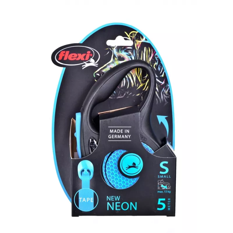 Flexi nowy Neon S 5 m smycz automatyczna dla psa