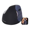 Evoluent VerticalMouse 4 Right - Vertikale Maus - Für Rechtshänder - Laser - 6 Tasten - kabellos - 2.4 GHz - kabelloser Empfänger (USB)