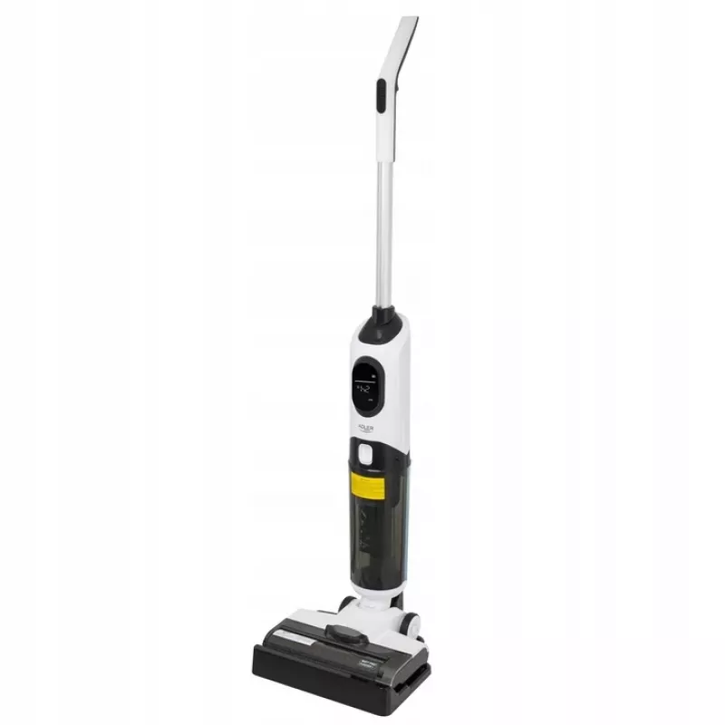 Odkurzacz Adler AD 7077 | Bezprzewodowy | Ręczny | Funkcja mycia | 120 W | 14,8 V | Czas pracy (maks.) 27 min | Biały/Czarny