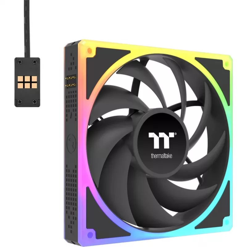 Wentylator obudowy/procesora THERMALTAKE TOUGHFAN EX 140 ARGB Sync 3Pack — 140 mm, wysoki przepływ powietrza, niski poziom hałasu