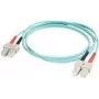 Dwukierunkowy kabel światłowodowy FISCHER C2G 10Gb 50/125 OM3 PVC 10Gb/s 50/125µm OM3 Duplex