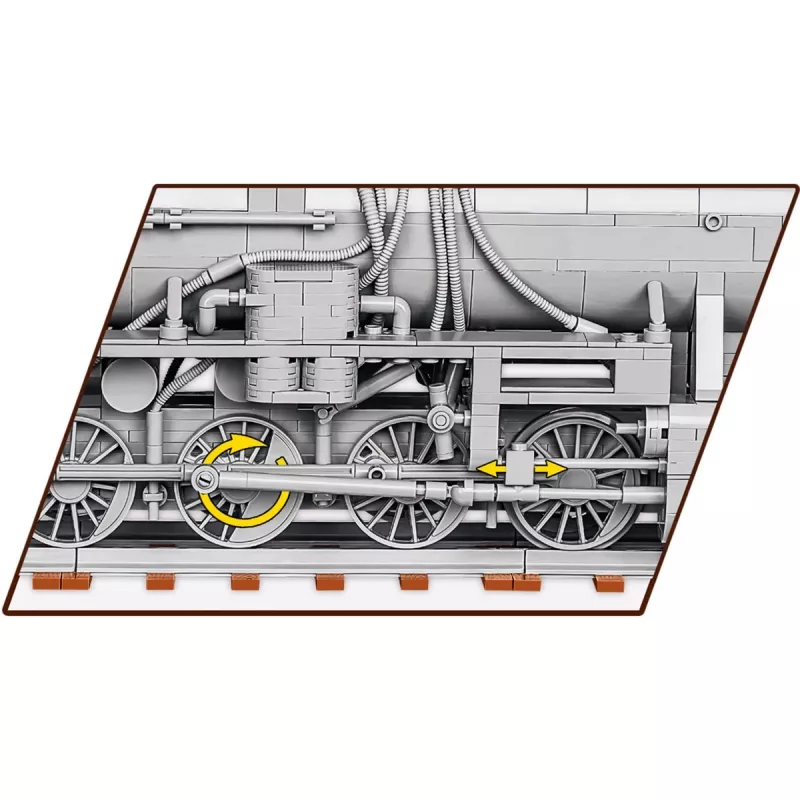 Klocki konstrukcyjne COBI Kriegslokomotive Baureihe 52 2476 elementów