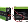 Przetwornica samochodowa Qoltec Monolith 6000 W Zielona 12 V