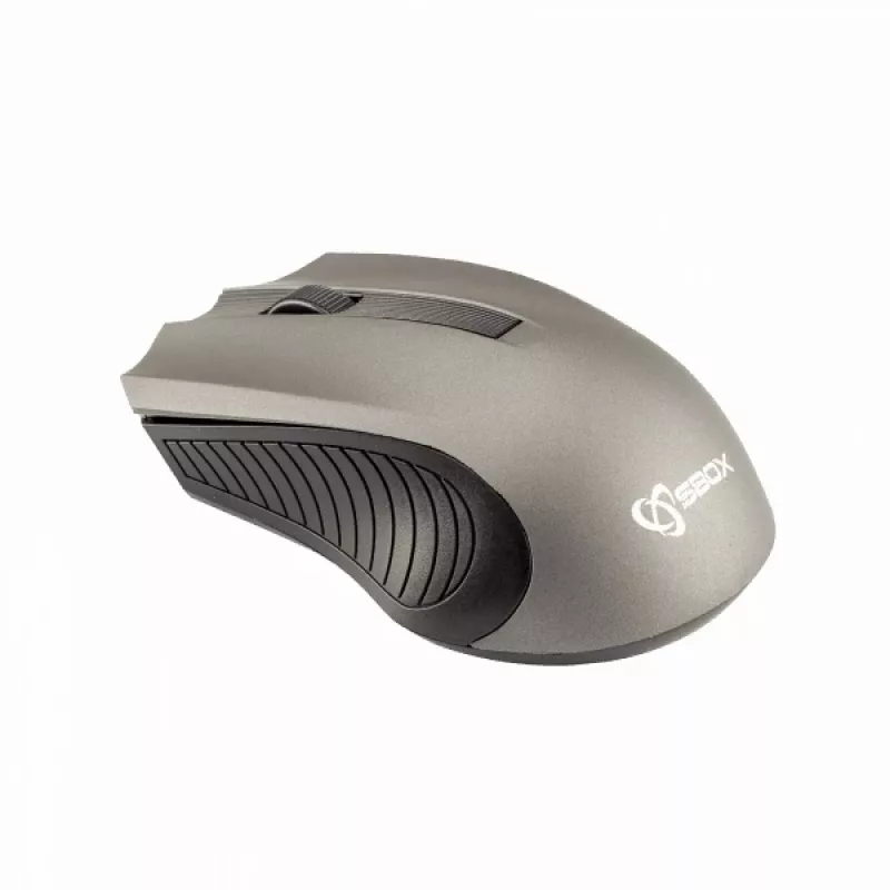 Sbox WM-373G Bezprzewodowa mysz szara
