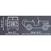 Klocki konstrukcyjne Cobi Jeep Willys CJ-2A Zielony model 24517 – zestaw do budowania z klocków