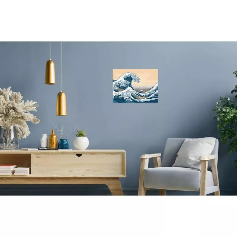 Zestaw do malowania Ravensburger CreArt ART Collection Wielka fala Hokusai 23690 — zestaw artystyczny malowania po numerach