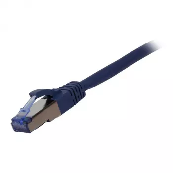 Kabel krosowy RJ45 - CAT6A 500MHz - 7,5m - niebieski - S-STP(S/FTP) - AWG27 - LSZH - Synergy 21