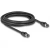 DeLOCK RJ45 kabel sieciowy Cat.8.1 S/FTP 3 m 40 Gbps Czarny