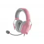 Headset Razer Czarnyshark V2 X przewodowy, binauralny zestaw słuchawkowy do gier, 3.5 mm, wirtualne 7.1, 32 Ω, piankowe poduszki nauszne, różowy