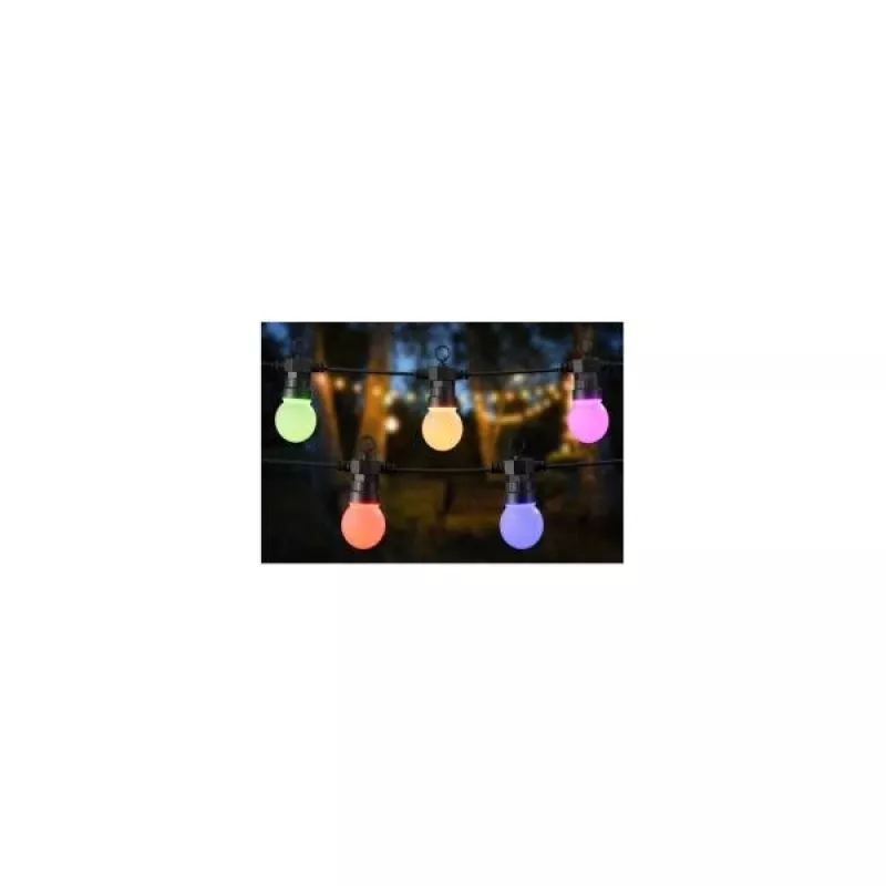 WOOX R5195 Inteligentna dekoracyjna girlanda świetlna 9m RGB+CCT, Google Assistant i Amazon Alexa, IP65