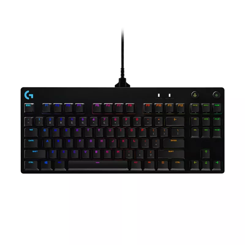 Logitech G PRO klawiatura gamingowa - klawiatura - QWERTY - hiszpański - czarny (920-010593)