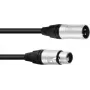 Kabel XLR PSSO 3-pin, zbalansowany kabel audio, 5 m, złącza Neutrik