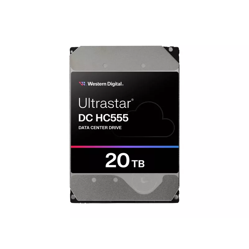 WD Ultrastar DC HC555 - Festplatte - Datencenter - 20TB - intern - 3,5 (8,9 cm) - SAS 12Gb/s - 7200 rpm - Puffer: 512MB (0B47749)