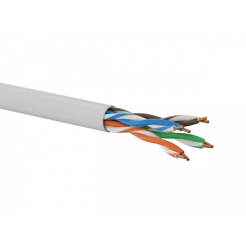 Kabel sieciowy A-LAN KIU5PVC305 szary 305 m Cat5e U/UTP (UTP)