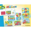 Edukacyjny zestaw mozaikowy Lena My First Mozaic Traffic model 35633 — tablica z kołeczkami do tworzenia obrazków o tematyce pojazdów