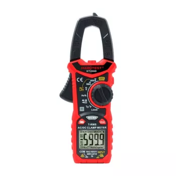 Cyfrowy miernik cęgowy Habotest HT206D — True RMS, NCV, ręczny tester prądu/napięcia