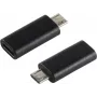 adapter złącza wtyczki S/CONN 14-05019 USB 2.0 MicroB USB 3.1 C Czarny
