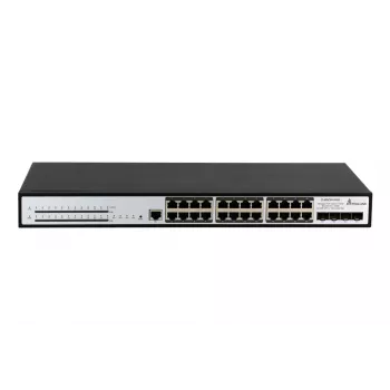 Przełącznik zarządzalny Extralink Chiron Pro 24x RJ45 1000Mb/s PoE 4x SFP+ L3 370W