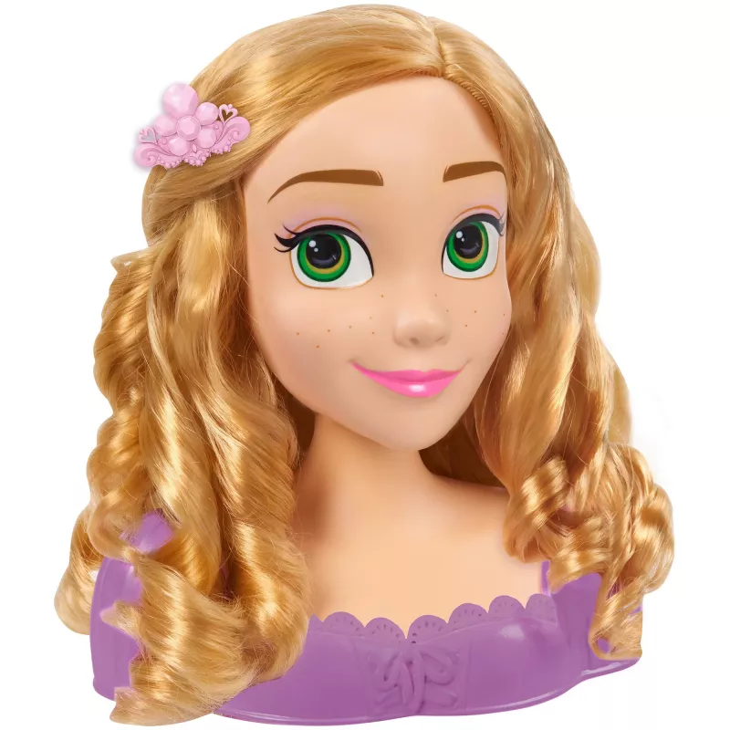 Disney Princess - Głowa do stylizacji Roszpunki, głowa do makijażu i fryzur