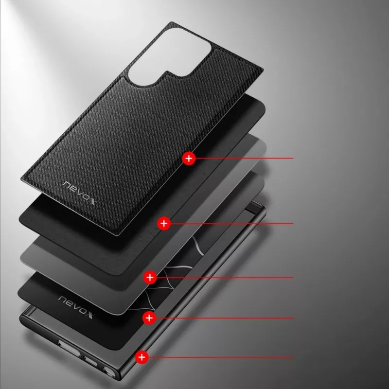 StyleShell NYLO, etui na telefon czarne, Samsung Galaxy S24 Ultra